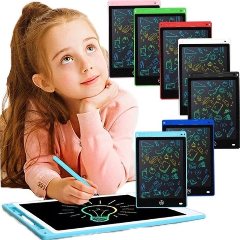 Lousa Mágica Infantil com Tela LCD de 12 Polegadas – Tablet de Escrever e Desenhar