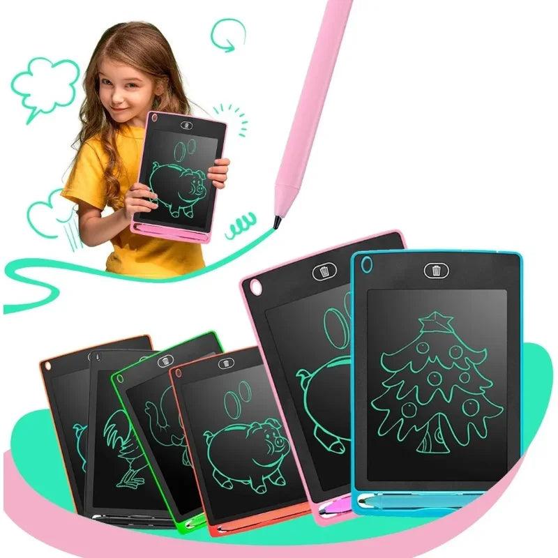 Lousa Mágica Infantil com Tela LCD de 12 Polegadas – Tablet de Escrever e Desenhar