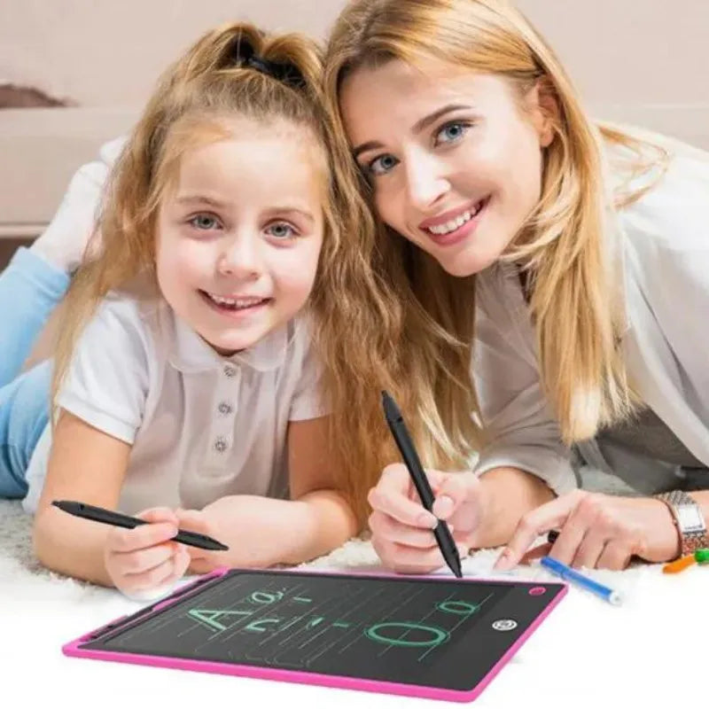 Lousa Mágica Infantil com Tela LCD de 12 Polegadas – Tablet de Escrever e Desenhar