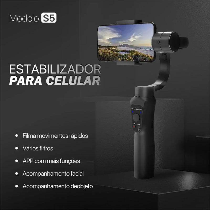 Estabilizador de telefone móvel Gimbal Estabilizador de telefone móvel para telefone móvel/estabilizador de filmagem móvel