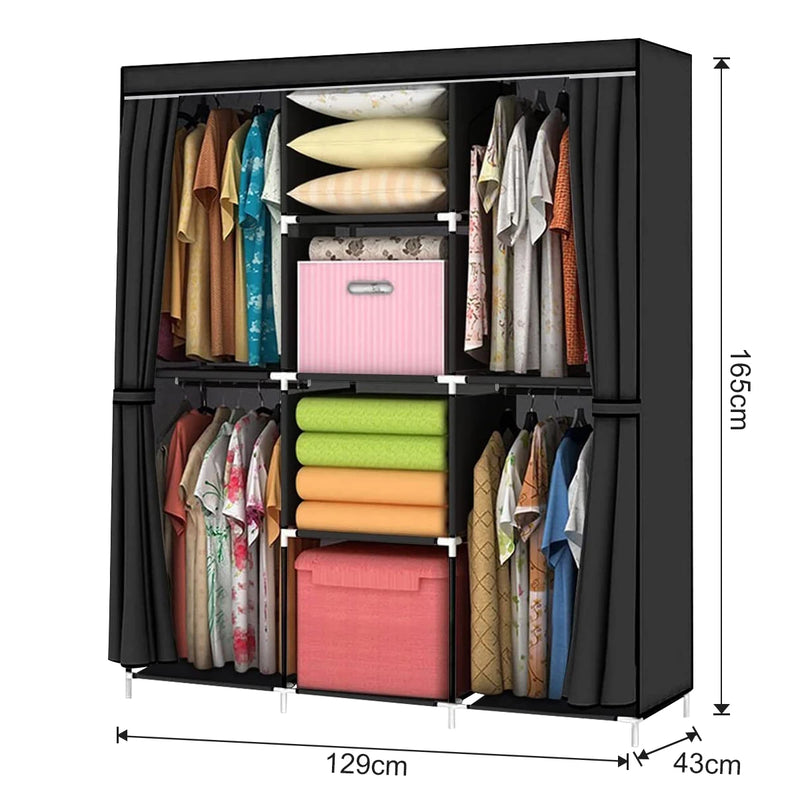 Organizador de roupas dobráveis para guarda-roupa Cor: Rosa