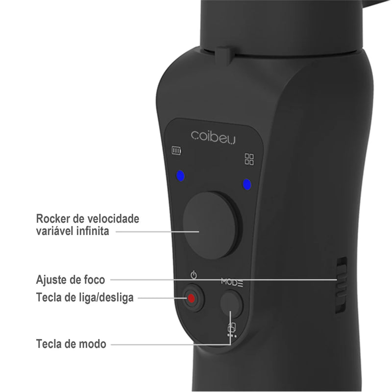 Estabilizador de telefone móvel Gimbal Estabilizador de telefone móvel para telefone móvel/estabilizador de filmagem móvel