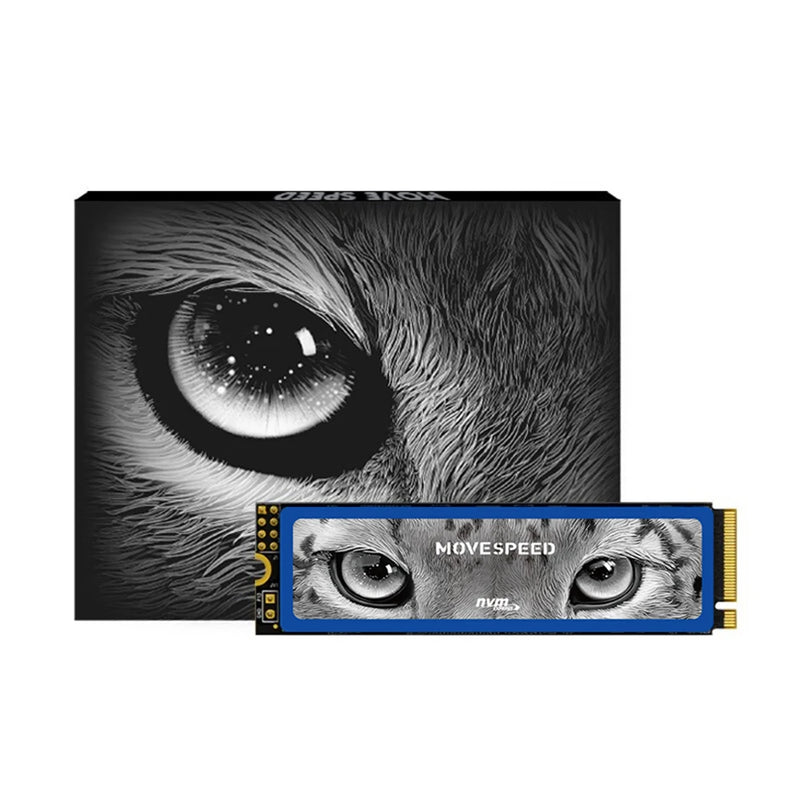 Movespeed SSD NVMe M.2 2280 - 3500 MB/s, 512GB, PCIe 3.0x4 com Cache DRAM - Disco Rígido de Estado Sólido Interno para Laptop